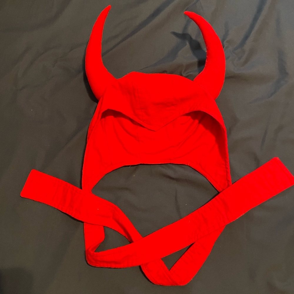 Vintage Devil Costume Hood